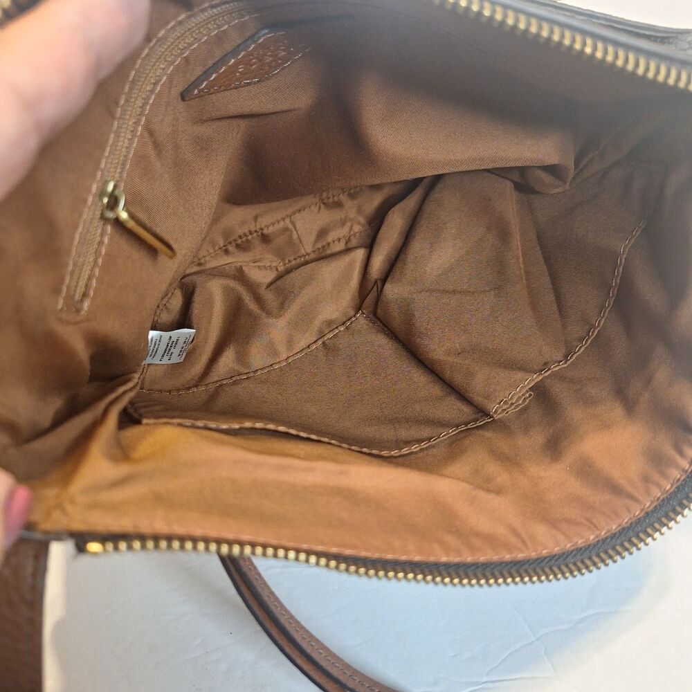 Fossil Two Tone Women's Pebble Leather Crossbody Handbag - Picture 10 of 14
